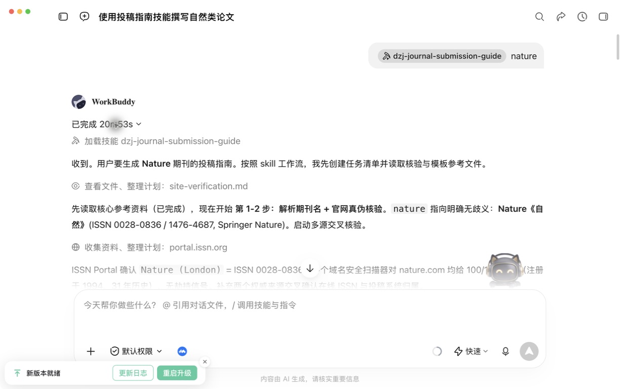 真实输入及Skill加载过程